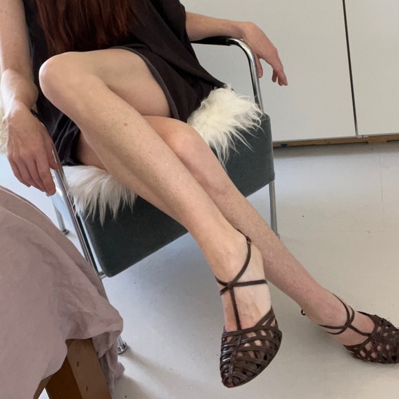 Vintage Prada heels dark brown - Picture 1 of 6